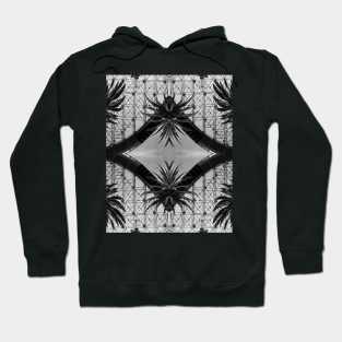 Rollercoaster Kalediscope B&W Hoodie